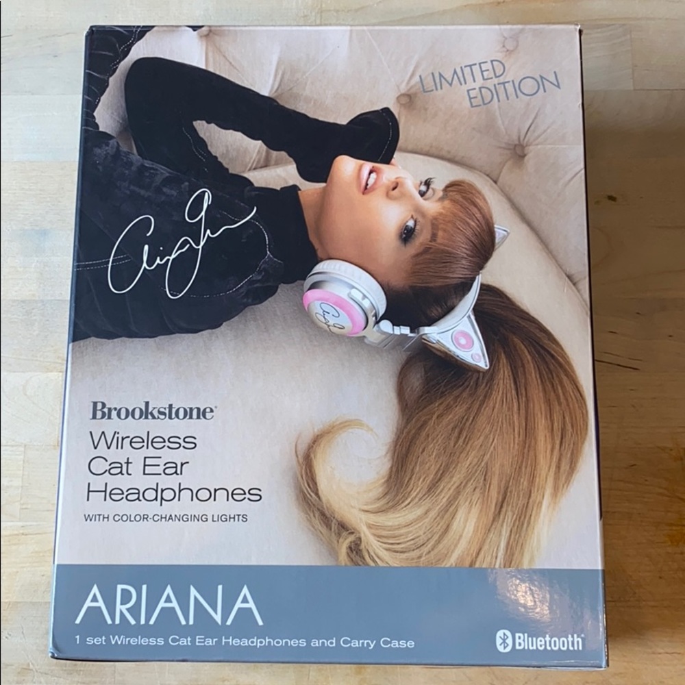 Brookstone Ariana Grande Cat Ear Headphones